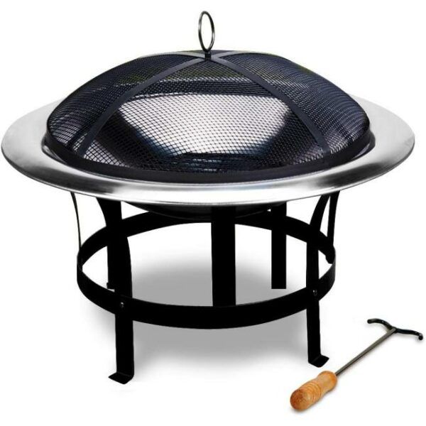 Zu sehen ist das Produktbild für: Edelstahl Grillstelle - Feuerstelle 75cm Edelstahl