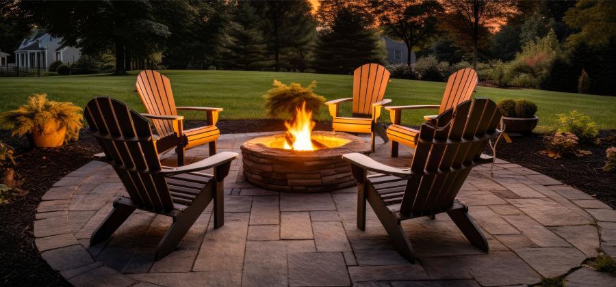 Zu sehen ist das Beitragsbild 3 für den Beitrag: Feuerstelle im Garten Sicherheitstipps