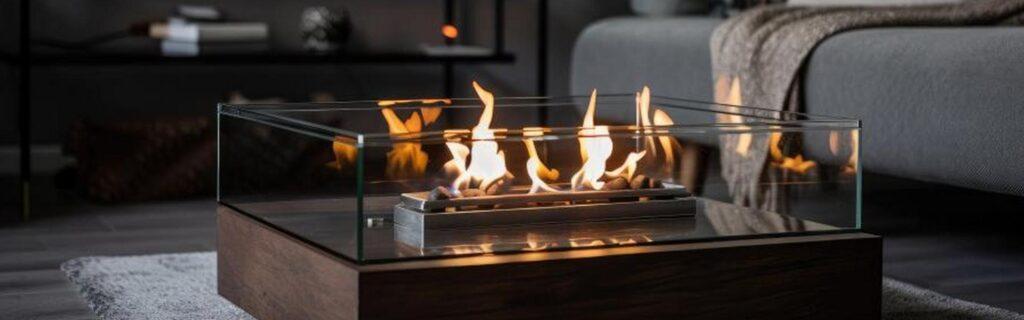 Zu sehen ist das Header Bild zum Beitrag mit dem Thema: Feuerschale für die Wohnung