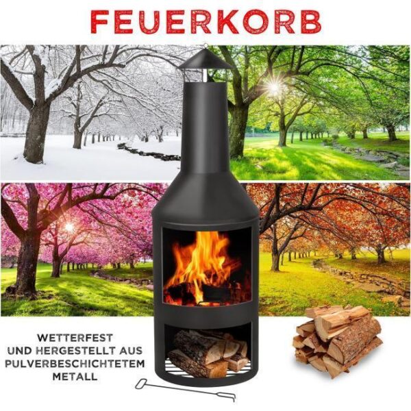Es ist das Produktbild 2 für das folgende Produkt zu sehen: BBQ Collection Terrassenofen 01