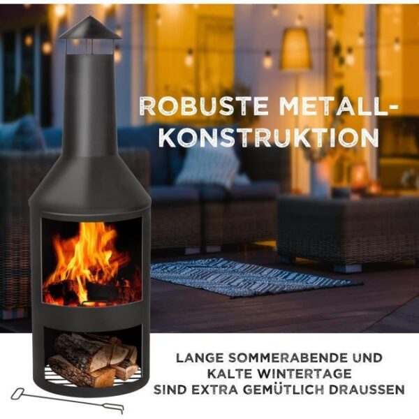 Es ist das Produktbild 3 für das folgende Produkt zu sehen: BBQ Collection Terrassenofen 01