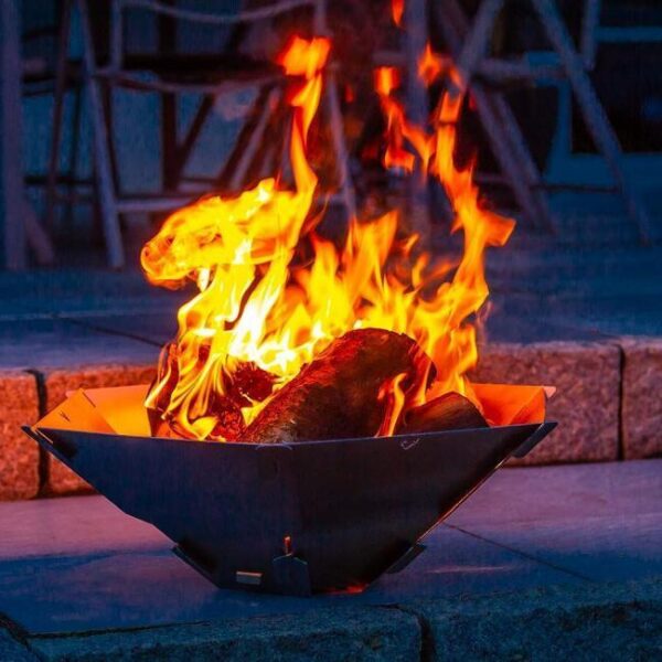 Es ist das Produktbild 3 für das folgende Produkt zu sehen: FENNEK Hexagon Feuerschale