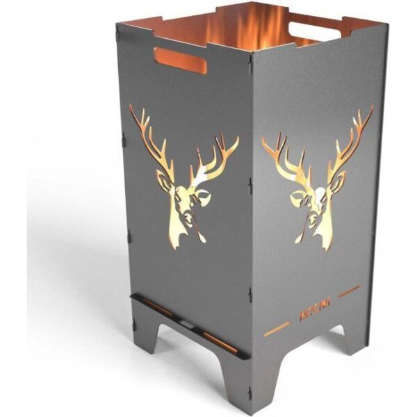 PB - MOCAVI Feuertonne Hirsch - 1 Es ist das Produktbild 1 für das folgende Produkt zu sehen: MOCAVI Feuertonne Hirsch