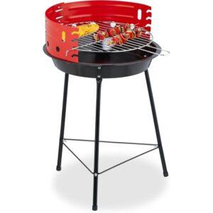Es ist das Produktbild 1 für das folgende Produkt zu sehen: Relaxdays Holzkohlegrill 37cm