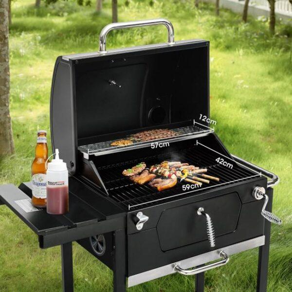 Es ist das Produktbild 3 für das folgende Produkt zu sehen: Royal Gourmet Holzkohlegrill