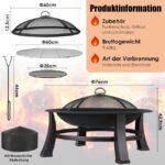 Es ist das Produktbild 2 für das folgende Produkt zu sehen: TLGREEN Feuerschale FG 76 cm