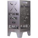 Es ist das Produktbild 3 für das folgende Produkt zu sehen: FEUERTONNE BERTLING mit Lustigem Motiv