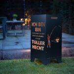 Es ist das Produktbild 1 für das folgende Produkt zu sehen: FEUERTONNE BERTLING toller Hecht