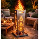 Es ist das Produktbild 2 für das folgende Produkt zu sehen: Feuerkorb FireDesire 80 cm mit Ascheschale