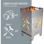 Es ist das Produktbild 3 für das folgende Produkt zu sehen: MOCAVI Feuertonne Grillen