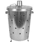 Es ist das Produktbild 1 für das folgende Produkt zu sehen: Spetebo Verbrennungstonne 75l verzinkt